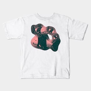 4 Pink Fishes Kids T-Shirt